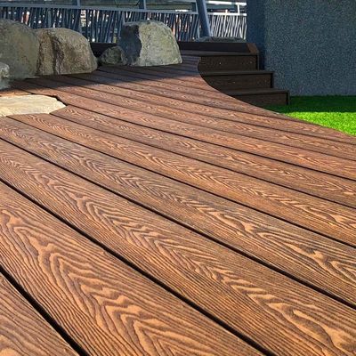 Giá tốt. Chất chống cháy WPC Composite Outdoor Deck Boards Chất chống nước trực tuyến