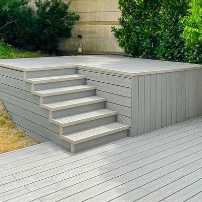 Giá tốt. Bảo trì thấp 3D Composite Decking Waterproof WPC Hollow Decking Panel trực tuyến