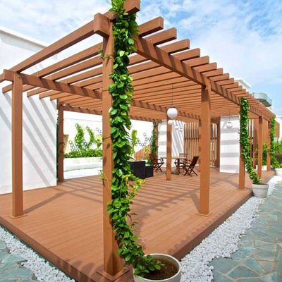 Giá tốt. Ưu tiên gỗ nhựa composite Pergola WPC Bảo trì thấp trực tuyến