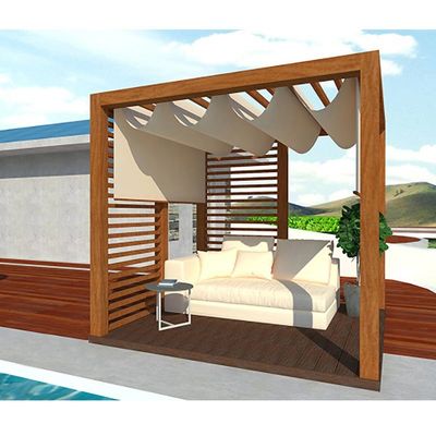 Giá tốt. Ưu tiên WPC Pergola gỗ nhựa Composite Deck Pergola nhẹ trực tuyến
