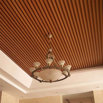 Giá tốt. Bảng trần gỗ hợp chất nhựa tiêu chuẩn WPC Panel cho trần nhà trực tuyến